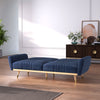 Velvet 3/4 Seater Sofa Multifuctional Recliner Sofa Bed Sleeper Function Sofabed