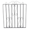 High and Wide Garden Gate Wrought Iron Metal Garden Side Gates Safety Door Yard