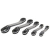 Metric 6-21MM Offset Ratchet Spanner Set/5 Pcs Ratchet Ring Wrench Spanners Tool