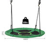 100cm Giant Nest Web Rope Hanging Tree Swing Seat Round Backyard Playground