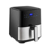 5L Air Fryer Power Oven Cooker LED Touch Oil Free Low Fat Frying Black Modern