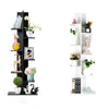 8-Tier Floor Standing Bookcase Tree-Shaped Display Bookshelf w/Rounded Corners
