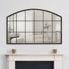 Large Window Style Wall Mirror Home Decor Rustic Art Room Hallway Arched Mirrors