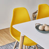 Dining Table and Chairs 4 6 Set Wooden legs Retro dining Room Chair Grey Kitchen