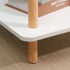 Simple Coffee Table White Sofa Side Table End Table for Living Room Modern