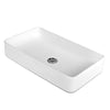 Bathroom Corner Ceramic Vessel Sink Vanity Porcelain Bowl Basin W/ Pop-up Drain