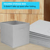6pcs Foldable Storage Collapsible Box Home Clothes Organizer Fabric Cube UK