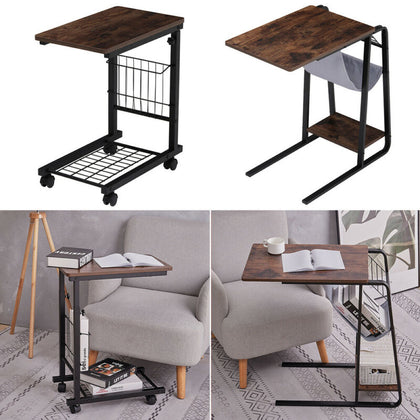 End Table Coffee Snack Sofa Side Table Storage for LivingRoom/Bed