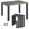 Industrial Black Steel Feet Coffee/Dining Table Legs WorkBench Office Desk Frame