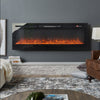 LED Electric Insert/Wall Mounted Fireplace 36" 40" 50" 60" Fire Heater w/ Remote