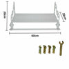 Heavy Duty Wall Mounted Clothes Rail Hanging Rack Garment Wardrobe Display Shelf