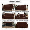Universal 1/2/3/4 Seater Stretch Sofa Slip Covers Couch Furniture Protector Home