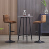 Set of 1 2 Faux Matte Suede Leather/ Velvet Seat Bar Stools Breakfast Chairs