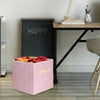 3X Foldable Canvas Storage Collapsible Folding Box Fabric Cube Cloth Basket Bags
