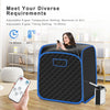 Portable Steam Sauna Folding Remote Control Therapeutic Steam Spa Sauna w/ Timer