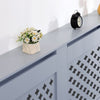 White Radiator Cover Cabinet Small Large MDF Wood Grill Traditional Furniture