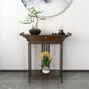 Classicism Console Table Hall Water-based Paint Hand-polished w/Drawer & Shelf