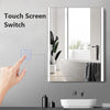 LED Bathroom Mirror with 3 Color Lights Anti-fog Wall Mounted Touch Sensor