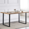 Grey Dining Table And 4 Chairs Dining Room Wood kitchen table and Leather chairs