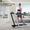 LED Display Folding Electric Walking Running Machine Treadmill Fitness QR