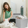6pcs Foldable Storage Collapsible Box Home Clothes Organizer Fabric Cube UK