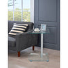 Tempered Glass Tea Coffee Table Side Small End Stand Teapoy Desk Metal Pedestal