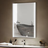 LED Bathroom Mirror with 3 Color Lights Anti-fog Wall Mounted Touch Sensor