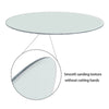 Bathroom Mirror Wall Mounted Oval Frameless Bevelled Edge Glass Dressing Mirrors