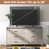6-Drawer Dresser Storage Cabinet Wooden Chest of Drawers TV Stand Console Table