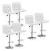 1/2/4/6x Bar Stools Gas Lift Swivel Faux Leather Kitchen Breakfast Counter Salon