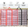 Jumbo Laundry Bags Zipped Reusable Large Strong Shopping Storage Home Bag UK