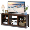 TV Stand for TVs up to 65 Inches Wooden Modern TV Console Table W/6 Open Storage