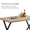 Modern Wood Dining Table Kitchen Dining RoomTable with X/U Shaped Metal Legs