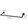 2Pcs Wall Mounted Industrial Clothes Rail Vintage Garment Rack Home Bedroom 92cm