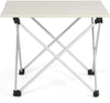 Portable Folding Camping Table Aluminum Lightweight Roll Up Table W/Carrying Bag