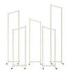 5PCS Metal Wedding Backdrop Stand Geometric Flower Vases Rack Art Column Party