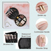 Portable Beauty Case Cosmetic Make up Vanity Case Nail Toiletry Travel Bag Round