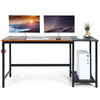 Industrial Computer Desk Wide Laptop Table Writing Workstation Adjustable Shelf