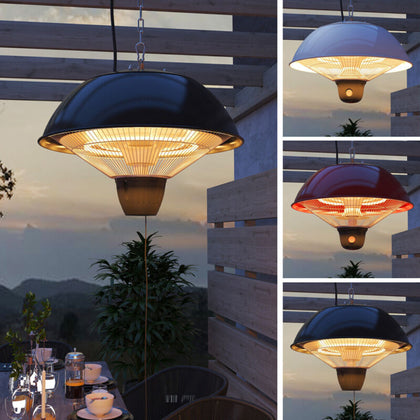 Infrared Ceiling Hanging Mount Electric Patio Heater Remote/Switch Outdoo/Indoor