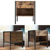 Industrial Rustic Wood Coffee Table Storage Display Shelf Console Table TV Stand