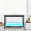 Portable Baby Travel Cot Crib Foldable Infant Playpen Bassinet with Mattress