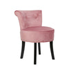 Upholstered Velvet Vanity Stool Makeup Padded Seat Dressing Table Chair Bedroom