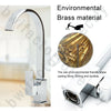 Modern Kitchen Sink Taps Single Lever Mixer Tap Square Swivel Spout Brass Faucet