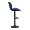Modern 2 Velvet Bar Stools Diamond Seat Kitchen Salon Chairs Pub Gas Lift Swivel