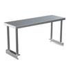 Commercial Kitchen Stainless Steel Single/Double Tiers Overshelf For Prep Tables