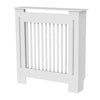 Small White Radiator Cover 78x19x92cm Wood Wall Cabinet Shelf Top Storage Home