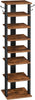 Shoe Rack Wooden Shoe Storage Organizer Shoe Shelf Vertical Shoe Tower