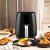 Black Air Fryer 3.8L Rapid Healthy Cooker Oven Low Fat Oil Free Food Frying
