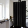 1.8*2M Bathroom Extra Long Fabric Shower Curtain Waterproof with Hooks UK