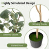 Fake Plant in Pot Artificial Eucalyptus Tree 140CM Tall Fake Eucalyptus Plants